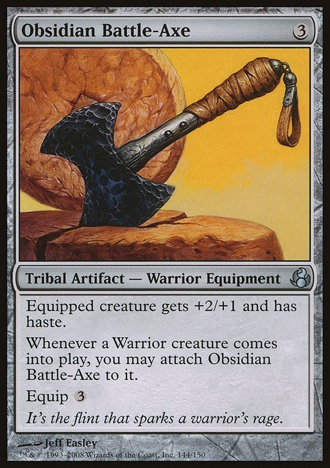 Obsidian Battle-Axe